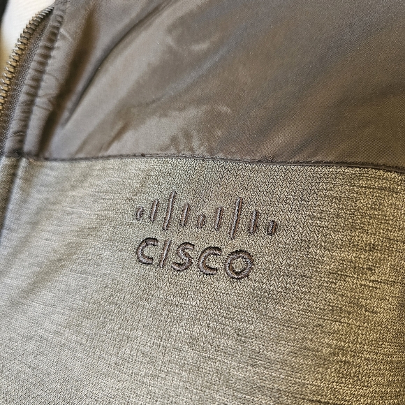 Fossa Cisco grey and black soft shell fleece interior men's jacket size M US - Picture 8 of 8